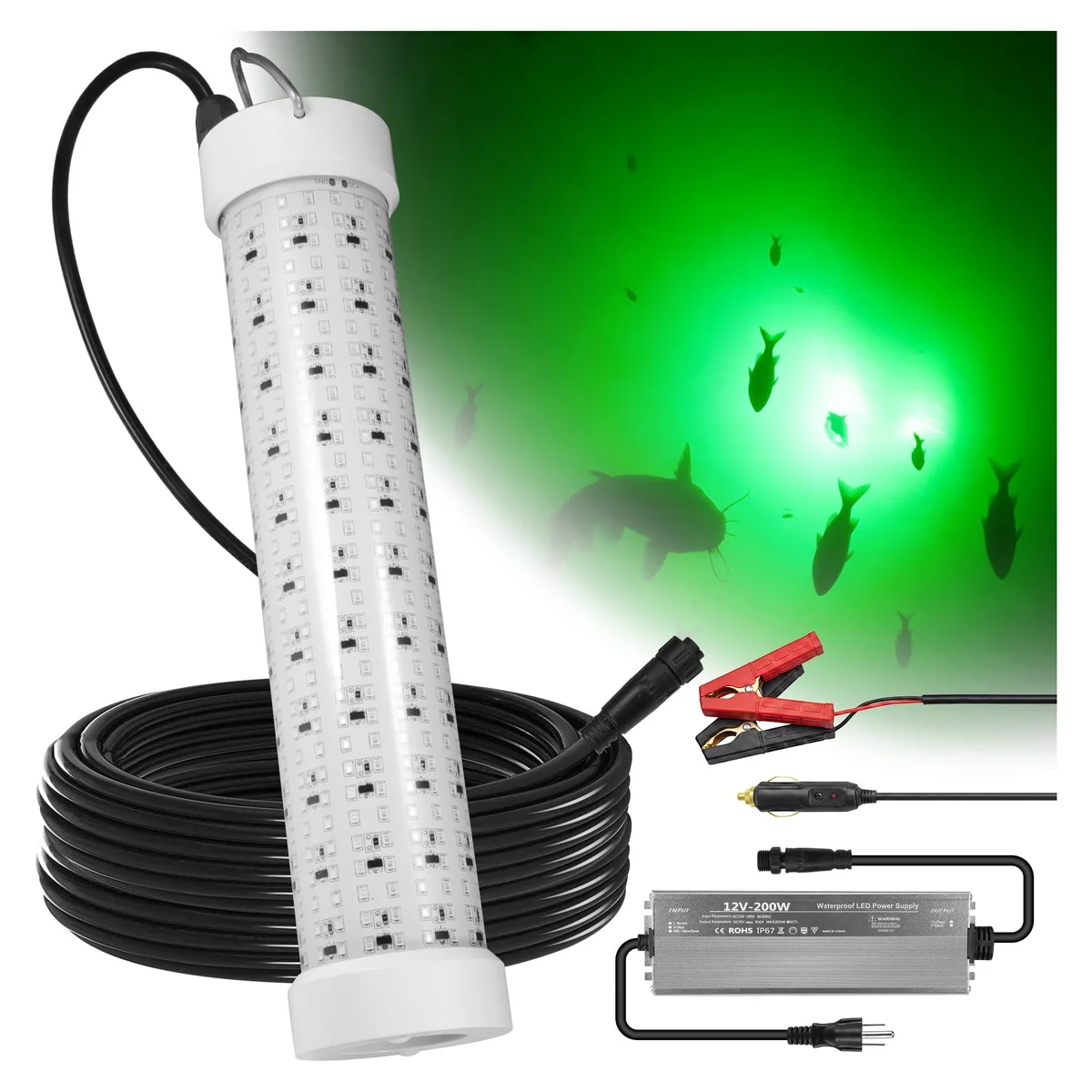 Goldlife Dual-Power 200 W Fishing Light