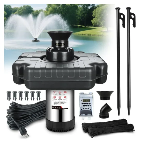 Goldlife F3 Floating Pond Fountain